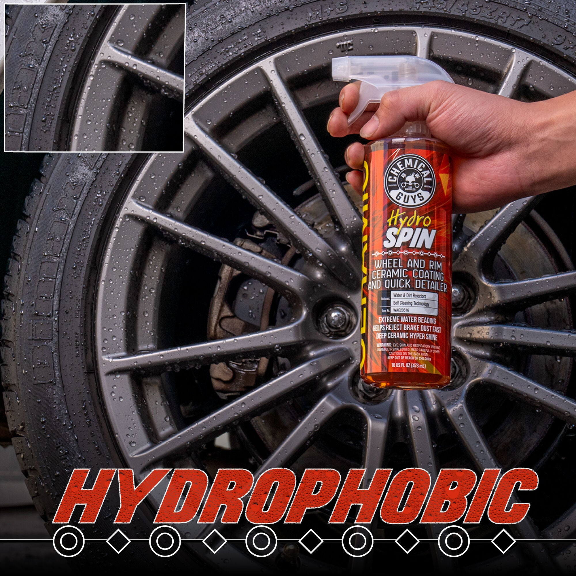 HydroSpin Wheel and Rim Ceramic Coating and Quick Detailer - Image 8