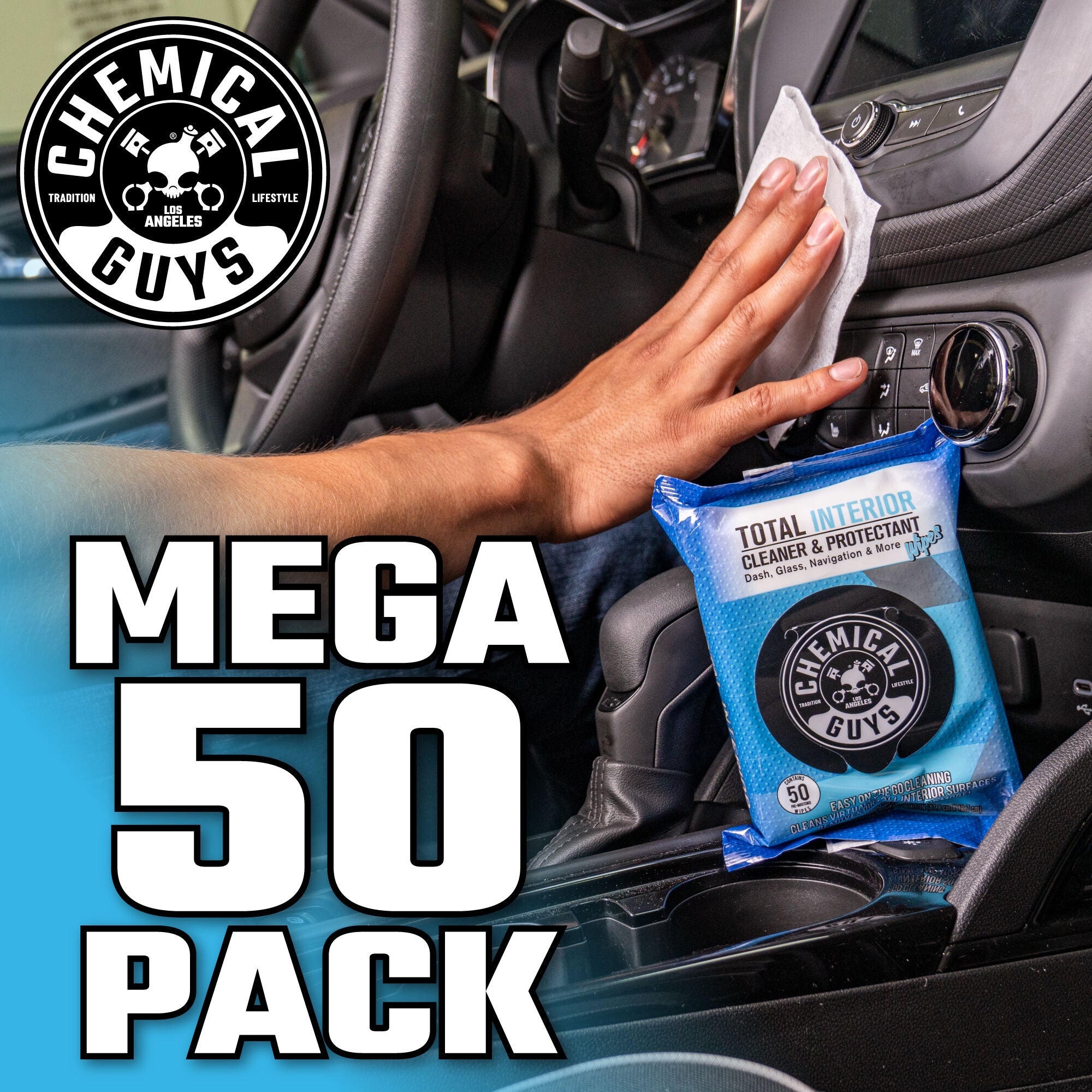 Total Interior Cleaner & Protectant Car Cleaning Wipes - Image 4