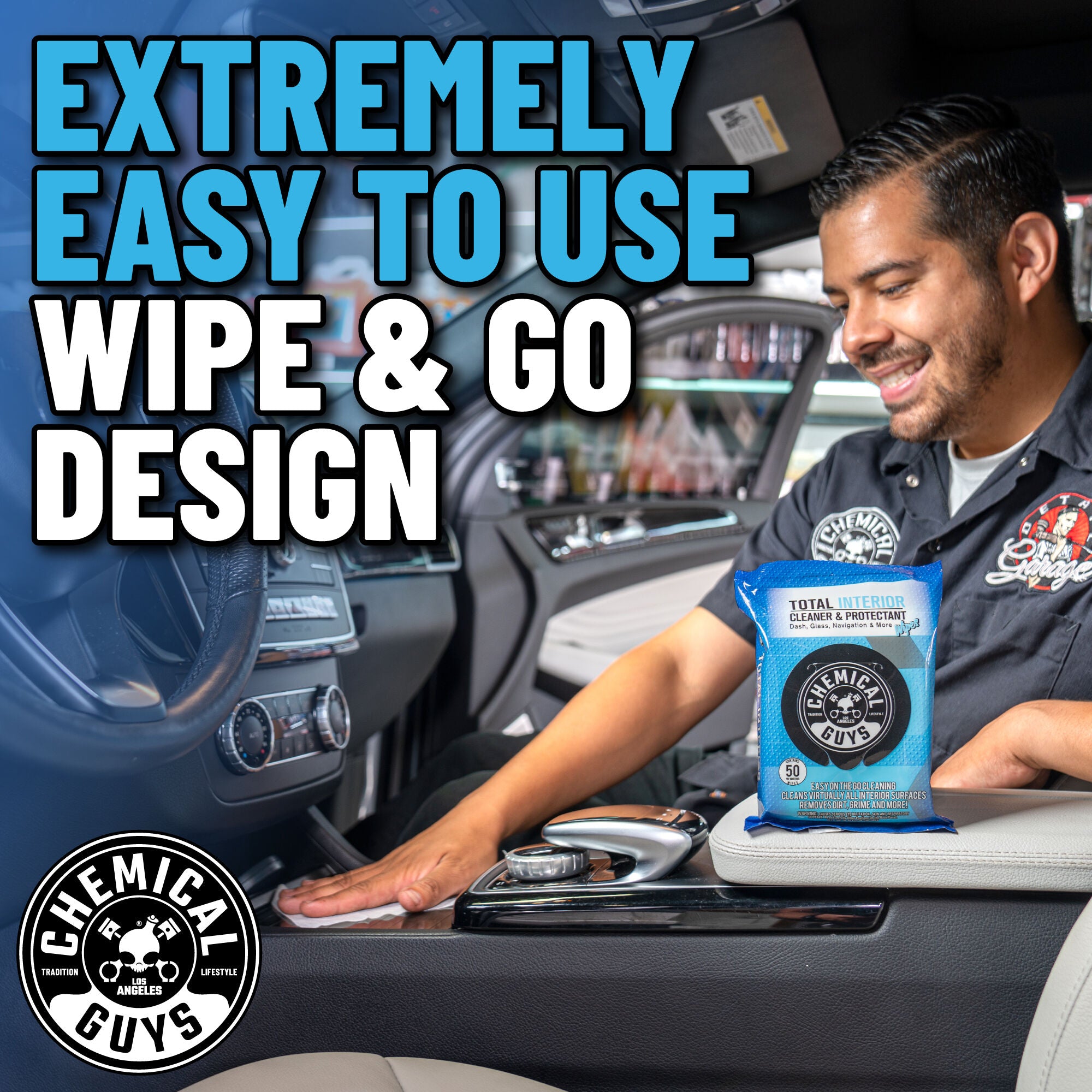 Total Interior Cleaner & Protectant Car Cleaning Wipes - Image 10