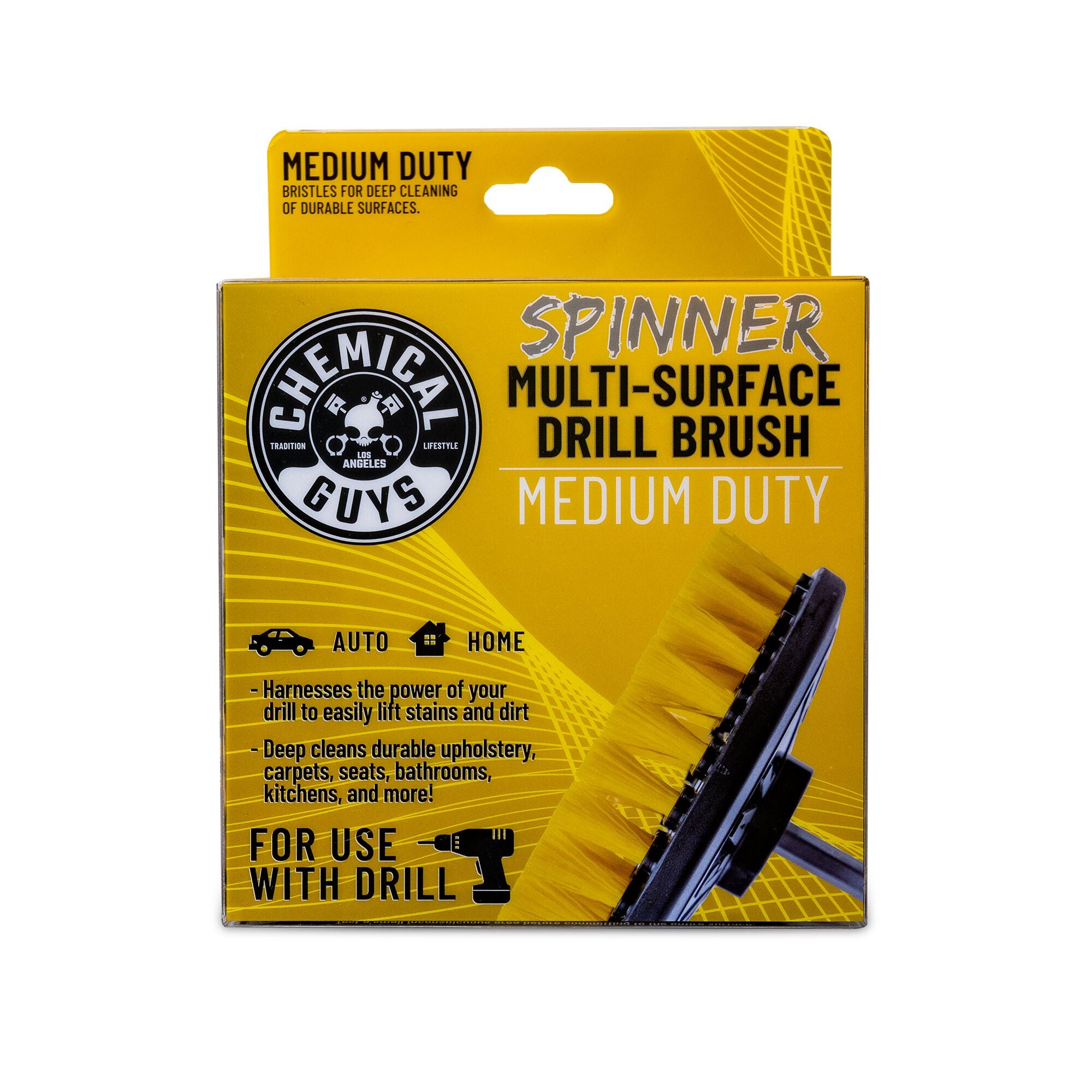 Chemical Guys Spinner Carpet Drill Brush. Medium Duty - Image 16
