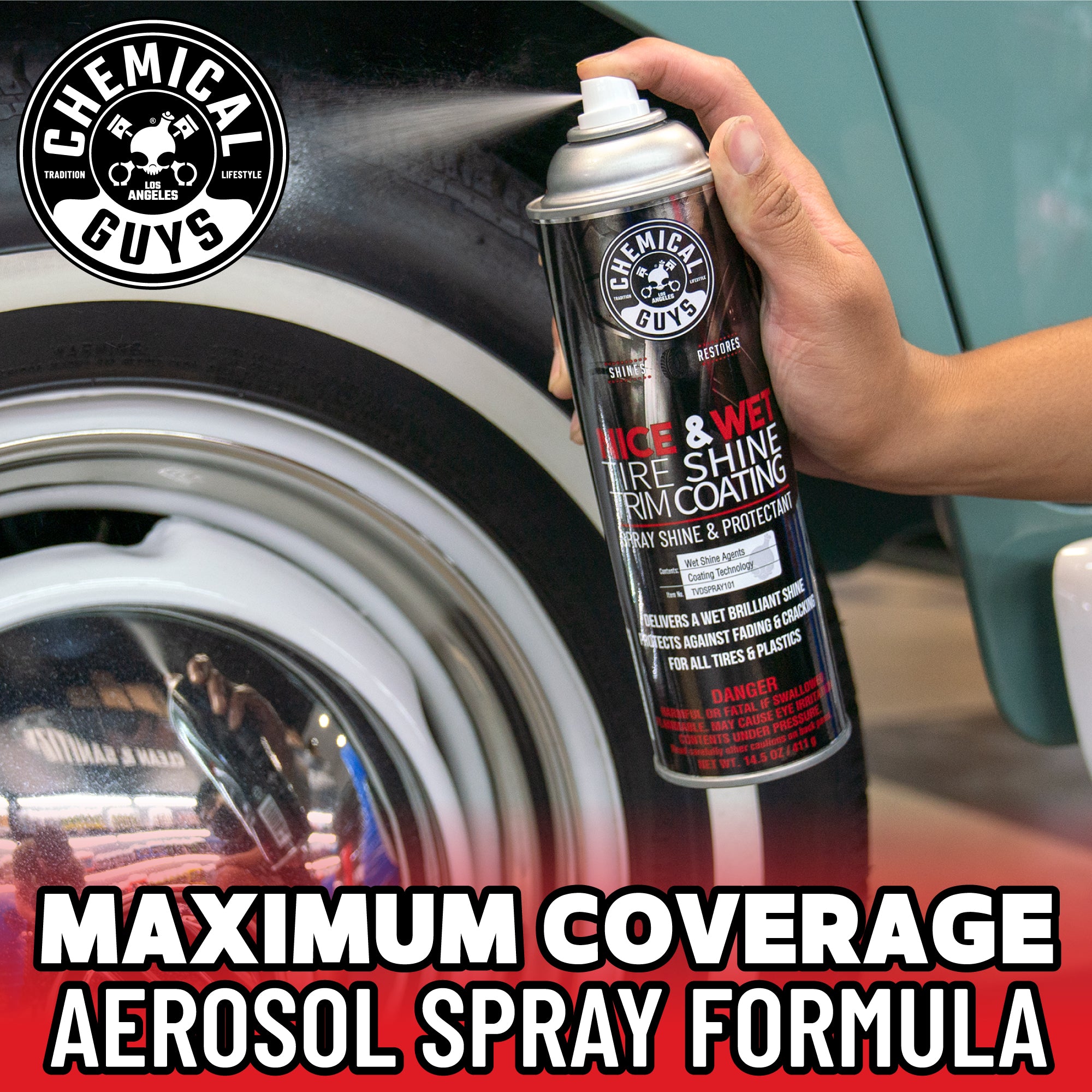 Nice and Wet Tire Shine Trim Coating Spray - Image 11