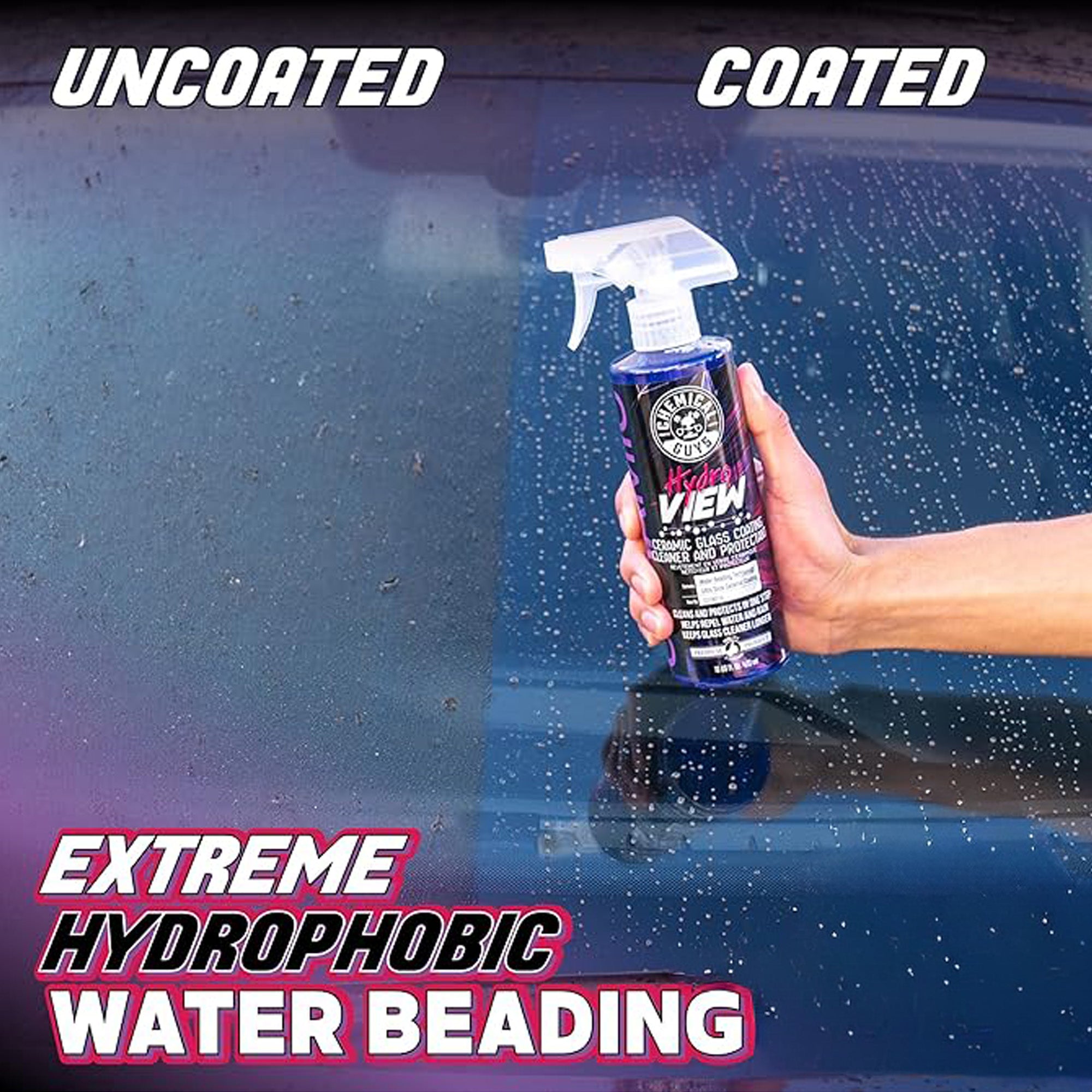 HydroView Ceramic Glass Cleaner & Coating - Image 2