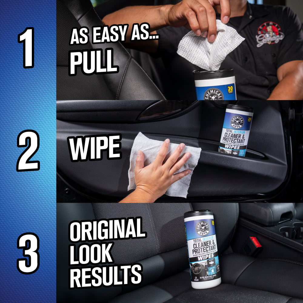 Total Interior Cleaner & Protectant Canister Wipes - Image 5