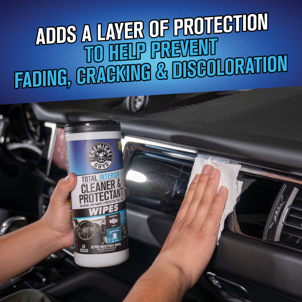 Total Interior Cleaner & Protectant Canister Wipes - Image 6