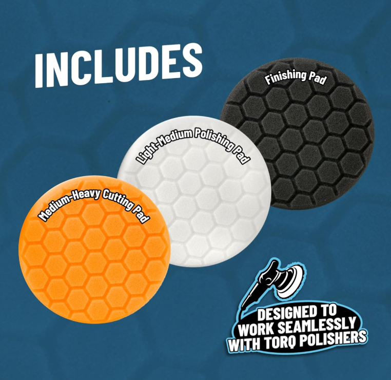 Buffing Pad Sampler Kit w/Polishing Pad Cleaner - Image 2
