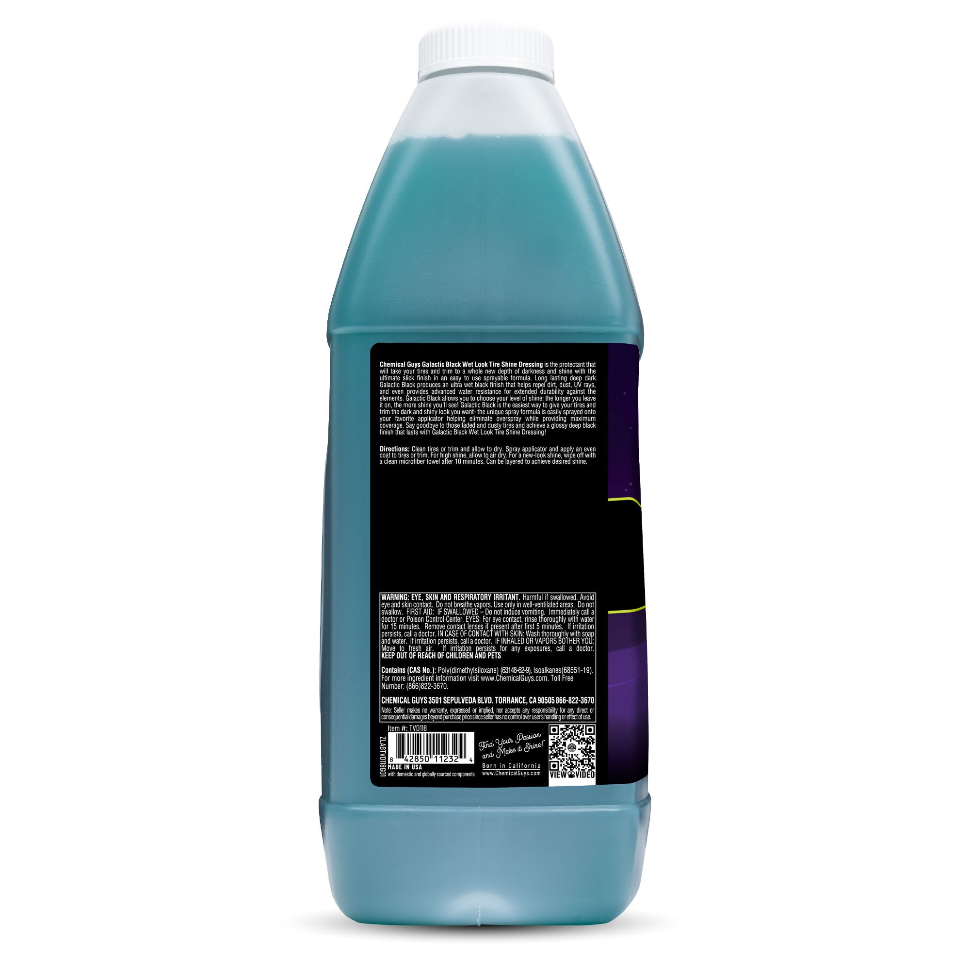 Galactic Black Wet Look Tire Shine Dressing - Image 9